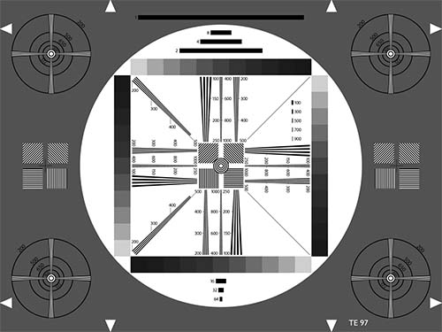 高分辨率測試卡TE097